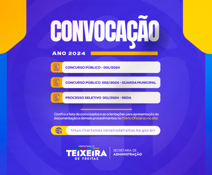 prefeitura-de-teixeira-de-freitas-promove-a-segunda-convocacao-de-candidatos-aprovados-em-concursos-publicos-e-processo-seletivo
